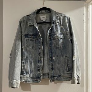Distressed Old Navy Jean Jacket